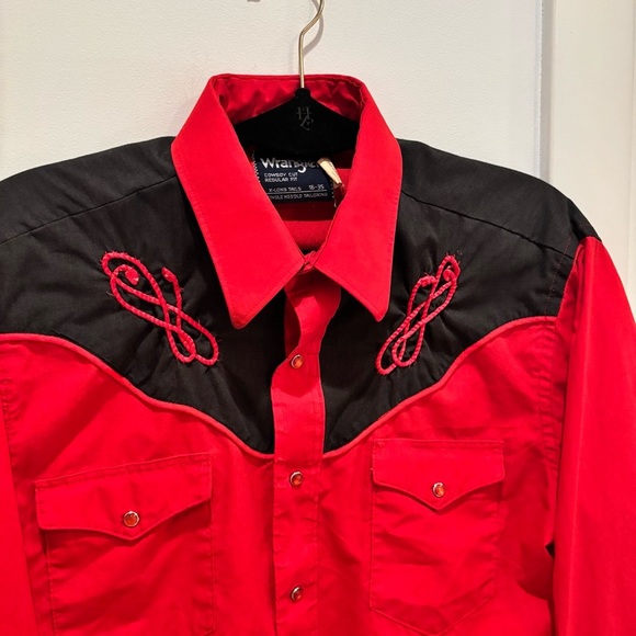 Wrangler Cowboy Cut Regular Fit Single Needle Tailoring Western Shirt 16-35 - Picture 3 of 16